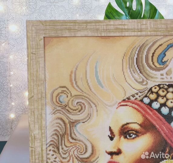 Картина крестиком «Мать-Африка»