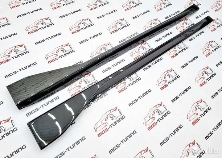 Пороги на BMW M4 G82 M Performance карбон
