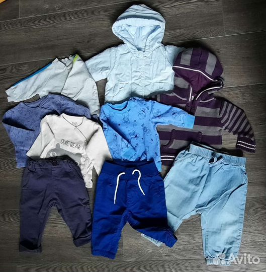 Пакет вещей на мальчика 68 см