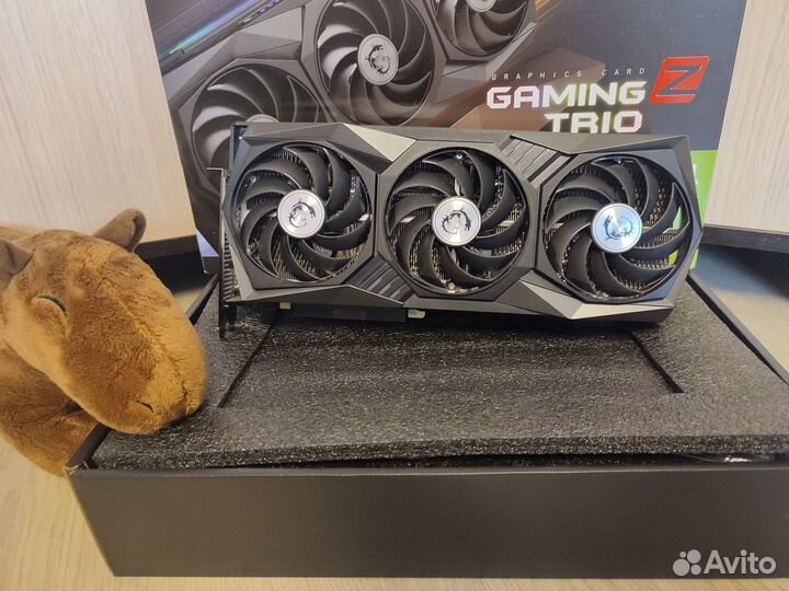 Видеокарта MSI RTX 3060 Ti gaming Z trio гарантия