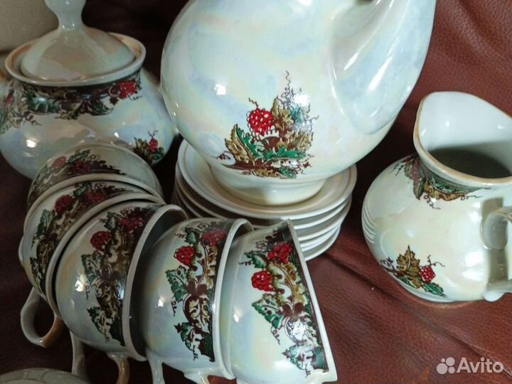 Сервиз кофейный СССР Полонский фарфоровый завод