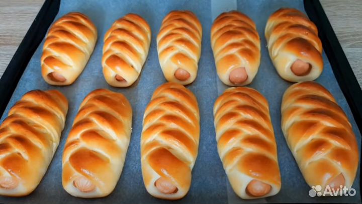 Печеные пирожки, сдоба