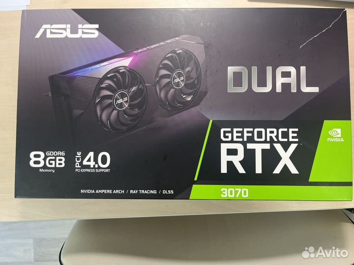 RTX 3070 asus видеокарта