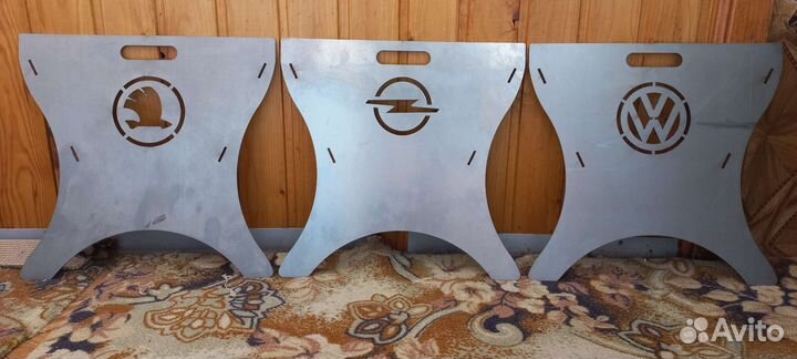 Мангал разборный стальной 2 мм