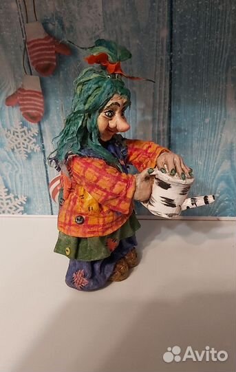 Ватные елочные игрушки
