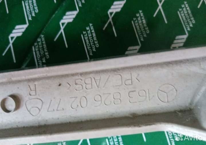 Планка Реснички под фару Mercedes W163 ML-Class