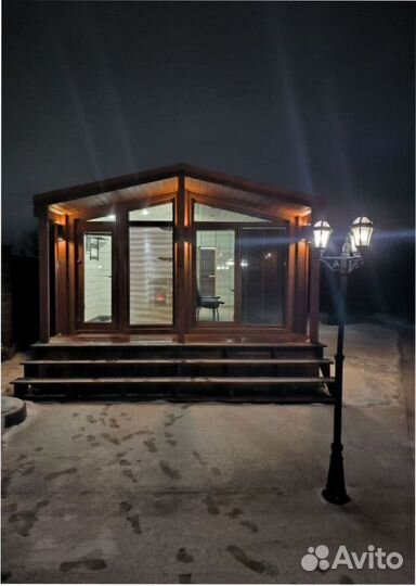 Деревянный дачный дом, зимний 110 м кв Артикул ас-5291