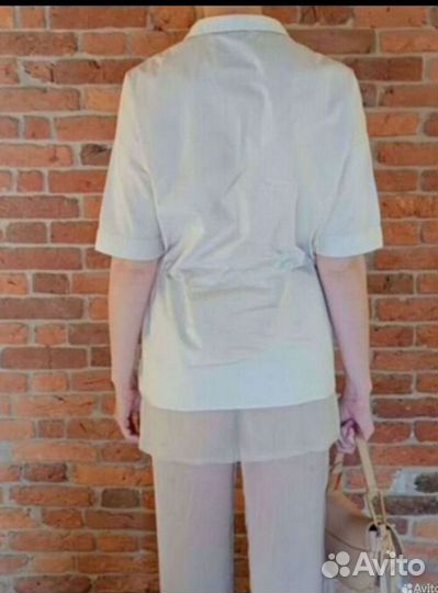 Рубашка Fabiana Filippi 46 оригинал шёлк хлопок