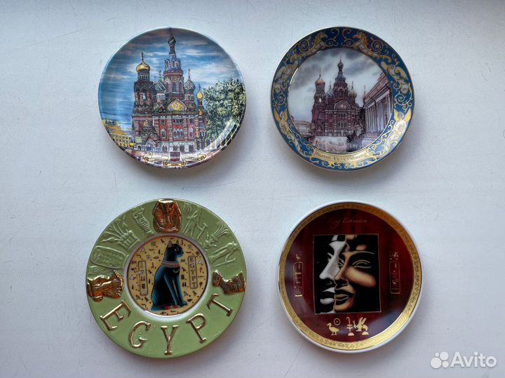 Новые сувенирные тарелки Египет, Санкт-Петербург