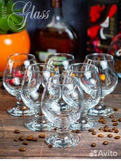 Новый Набор бокалов для коньяка