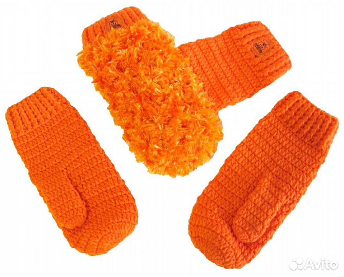 Варежки парные для влюбленных