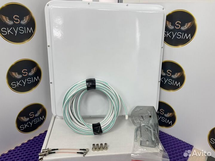 Антенна omega 3G/4G mimo (Панельная, 2 x 18-20 дБ)