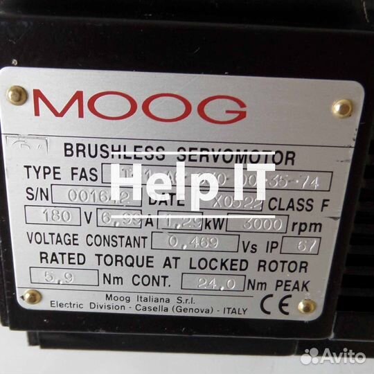 Серводвигатель moog T-1-A6-030-00-35-74