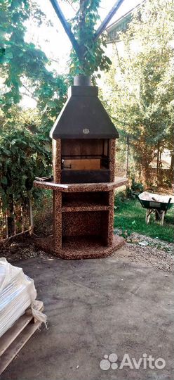 Модульный комплекс барбекю, печь под казан,гриль