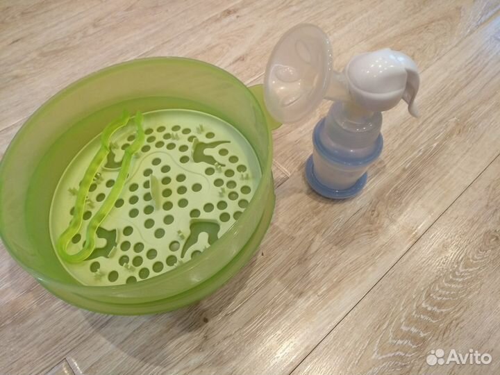 Молокоотсос авент и Лаби стерилизатор