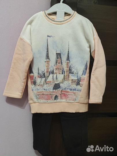 Комплект для девочки с начесом