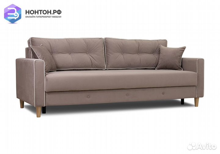 Диван тик-так Айрин светло-коричневый