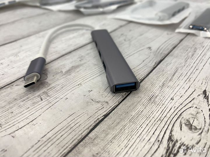 Хаб-разветвитель Type C на 4X-USB 3.0