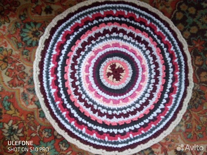 Коврики вязаные крючком