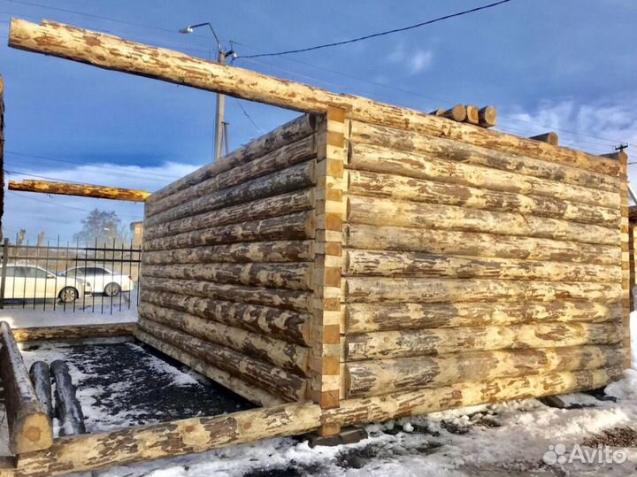 Сруб бани 6Х4+2м, с доставкой