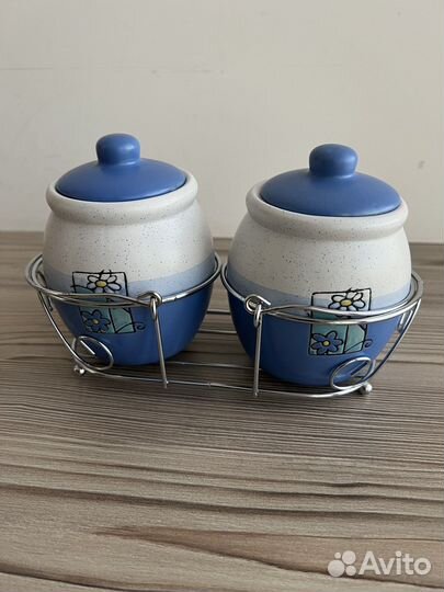 Набор керамических горшков