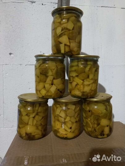 Белые грибы маринованные