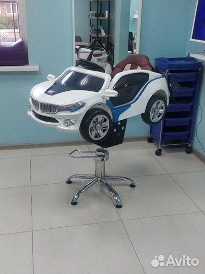 Детское парикмахерское кресло-машинка