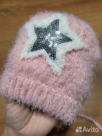 Комплект шапка и снуд для девочки