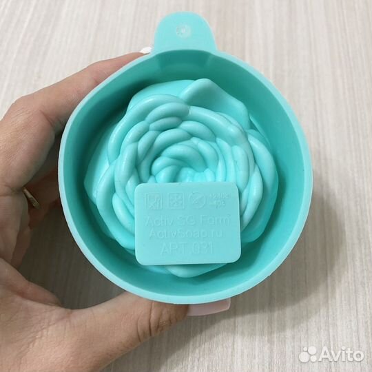 Форма роза для мыла