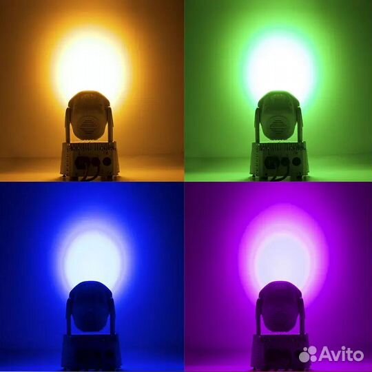 Вращающаяся голова led wash