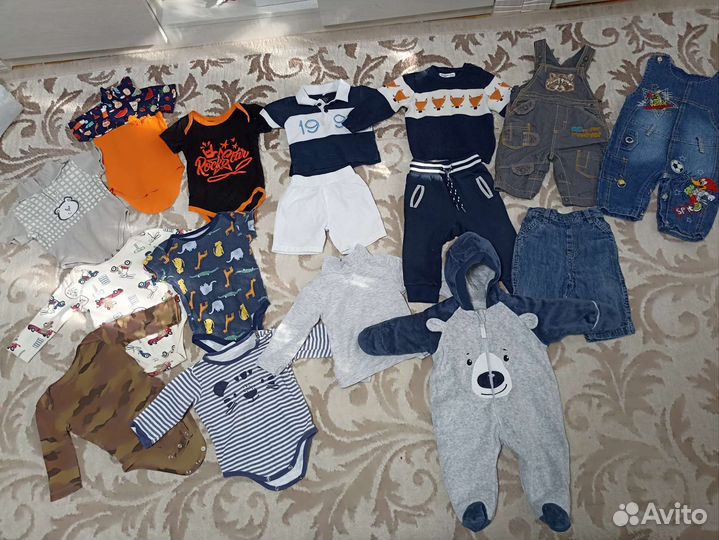 Пакет фирменных вещей на мальчика