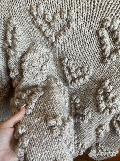 Бомбер вязаный ручная работа