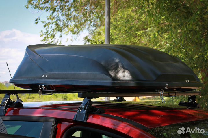 Багажник автобокс серый, белый, черный