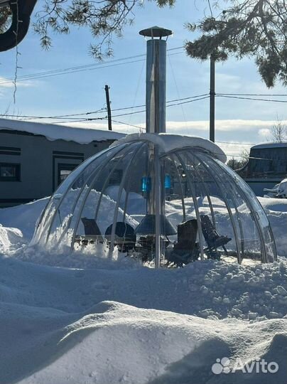 Купольная беседка. Беседка с грилем