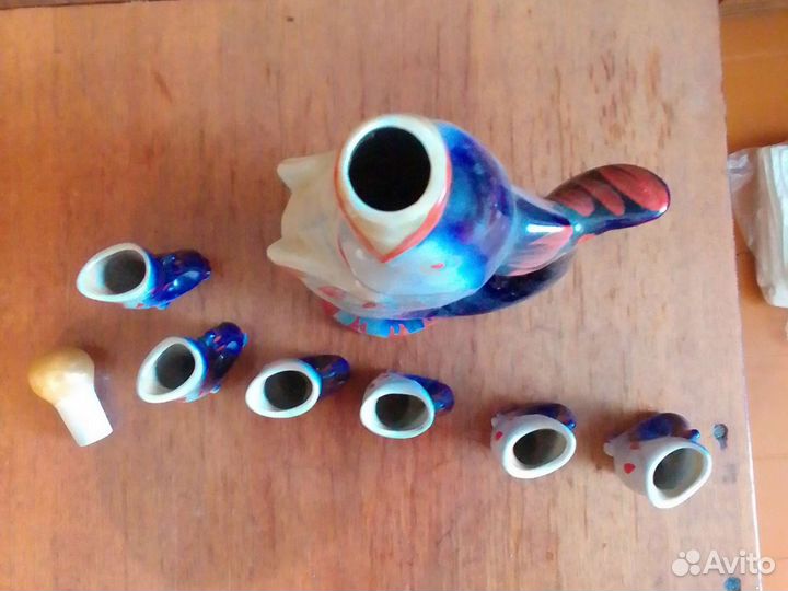 Фарфоровые статуэтки СССР рыбки