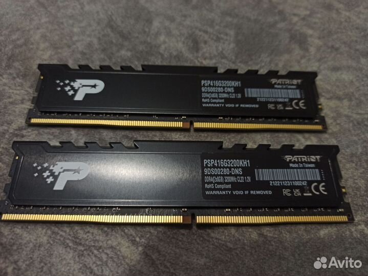 Оперативная память ddr4 16gb