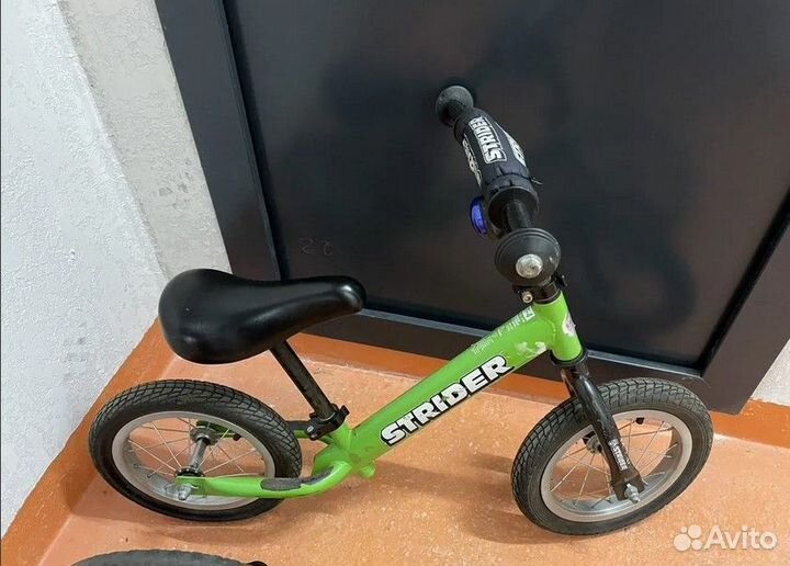 Беговел strider st-4 колеса лыжи