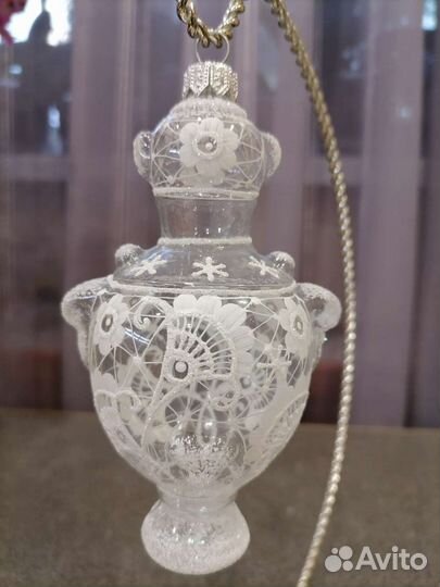 Елочные игрушки Ариель Морозные узоры