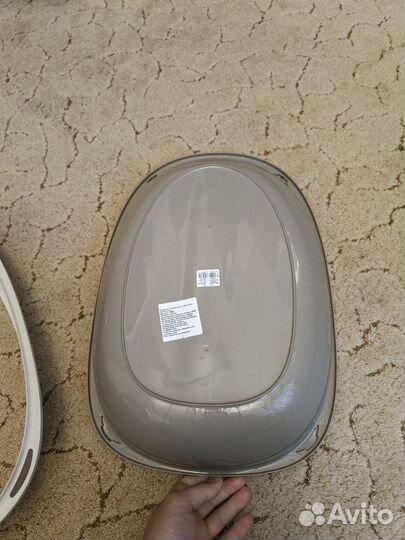 Кошачий лоток с бортами