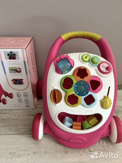 Каталка-ходунки Amarobaby Walking Way 2в1