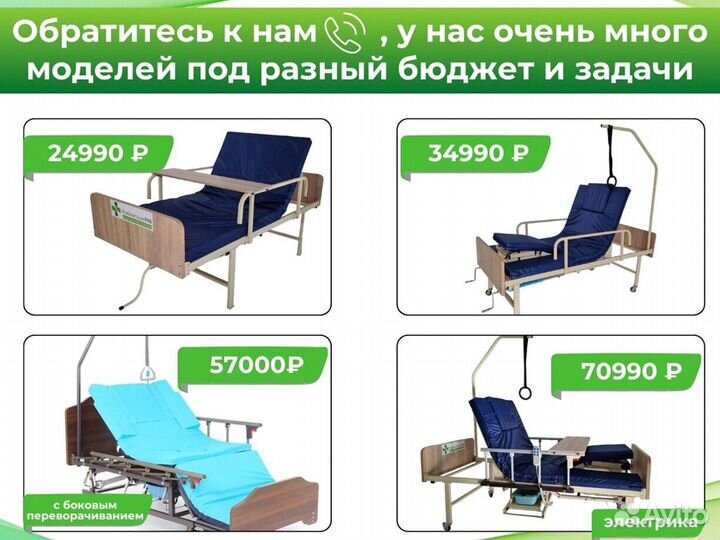 Кровать для лежачих больных