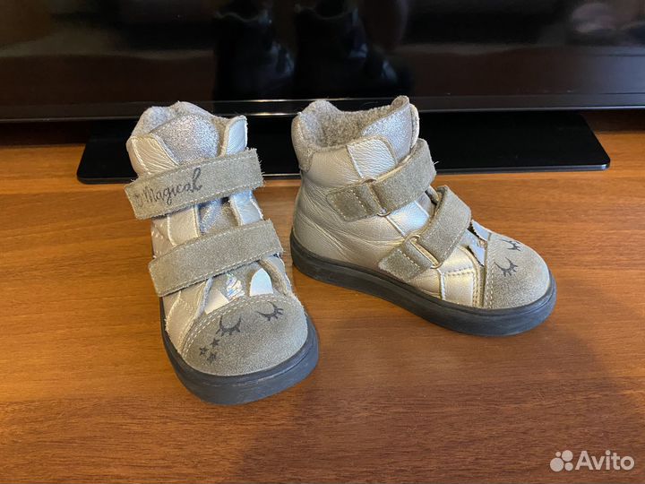 Ботинки демисезонные Котофей для девочки 24 размер