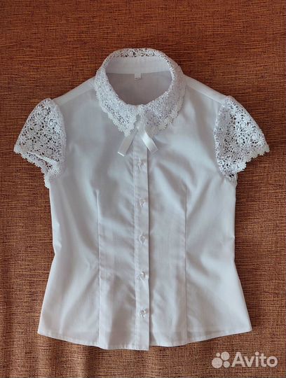 Блузка белая 122