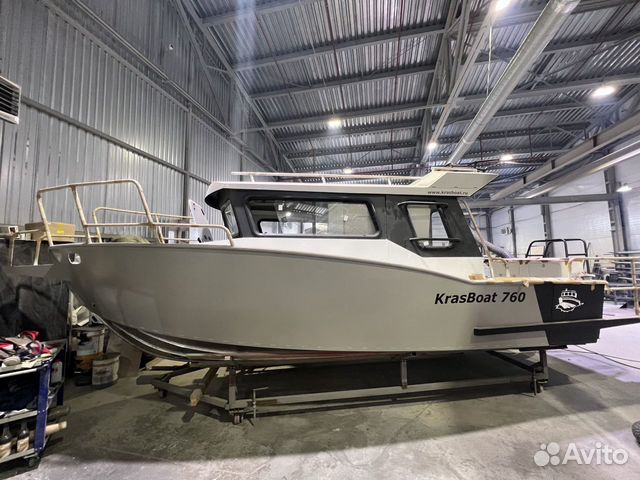 Новый Кабинный алюминиевый катер KrasBoat 760 объявление продам