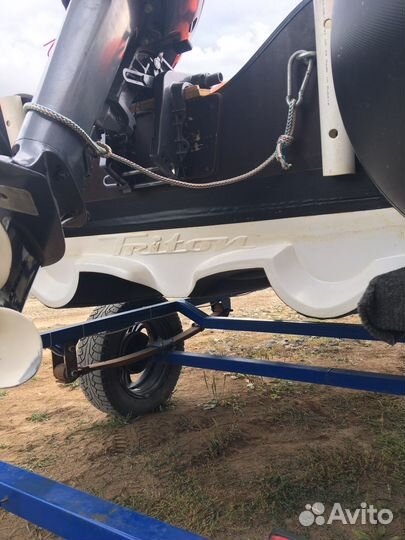 Риф тритон 390, ямаха 9.9-15, прицеп
