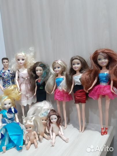 Барби кены русалки машина лоты