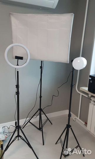 Свет+софтбокс постоянного света, для съемки