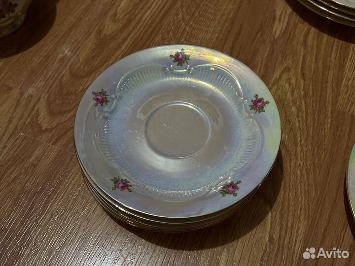 Чайный сервиз фарфор СССР юльдиц фарфоризгдр