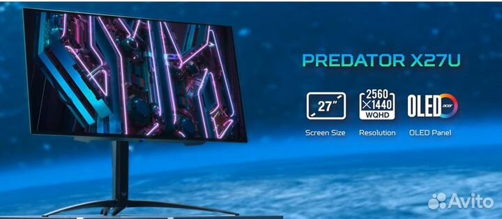 Игровой Монитор Acer Predator X27u oled 240 hz