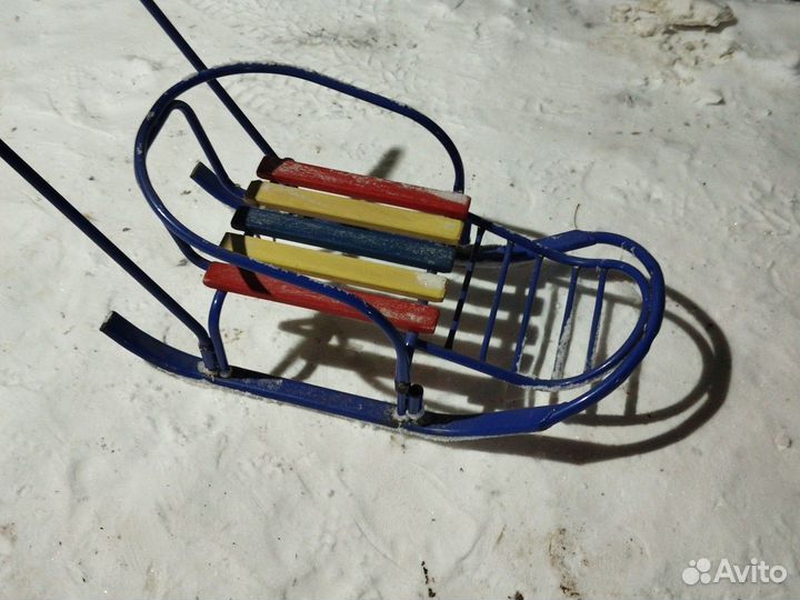 Детские зимние санки